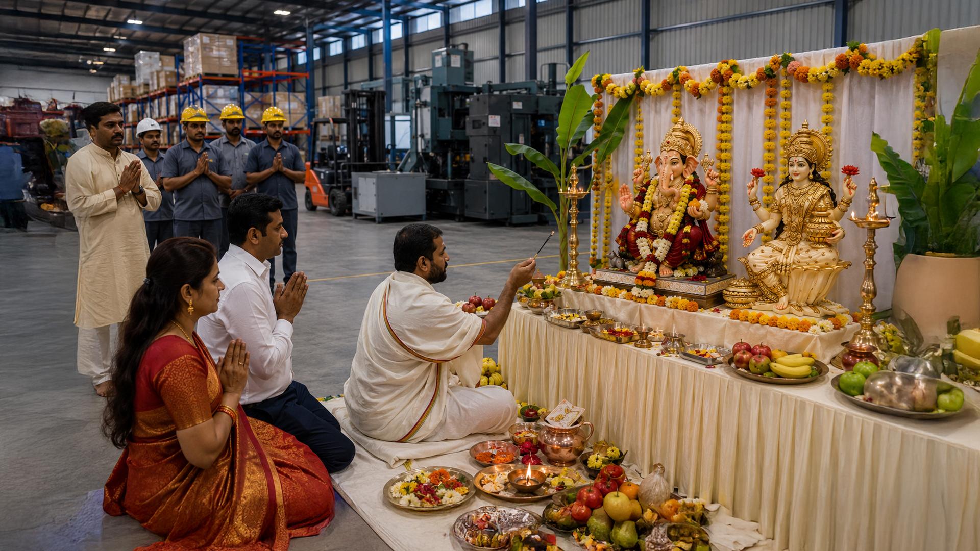 Factory / Warehouse Opening Puja